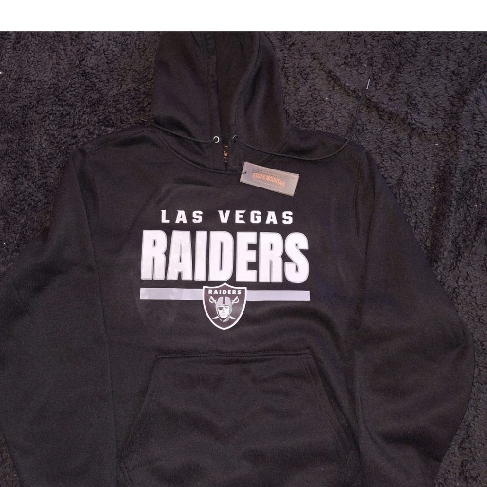 Las Vegas Raiders Hoodie Big Mans 2XL Black 2X